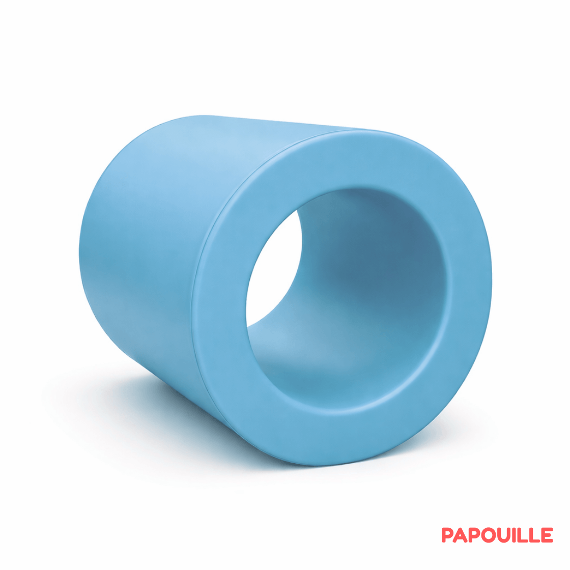 Module tunnel le tube en mousse bleu ciel