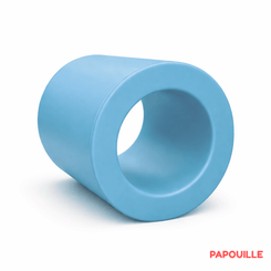 Motricité - Module de Motricité Bébé - Module tunnel le tube en mousse bleu ciel