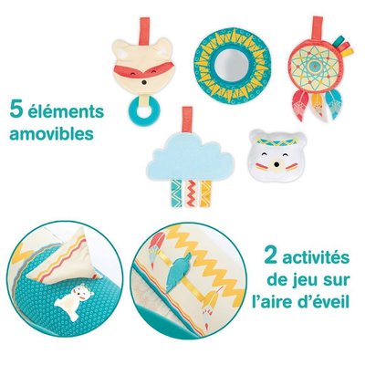 Jouets - Tapis et Jeux d'Éveil, Portiques d'Activité - Tapis d 'éveil avec arche de jeux les indiens