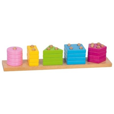 Jeux - Jeux Éducatifs et Puzzle - Abaque formes et couleurs
