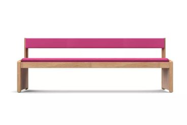 Mobilier - Banc vestiaire & Porte Manteaux - Banc en bois avec dossier naturel wkc
