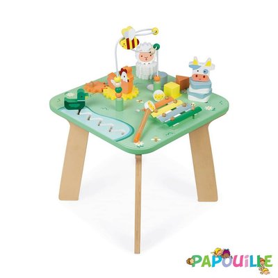 Jouets - Jouets à Empiler ou à Encastrer - ep // Table d'activités enfant en bois la prairie
