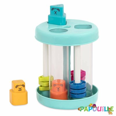 Jouets - Jouets à Empiler ou à Encastrer - Boite à formes à coulisser sonore