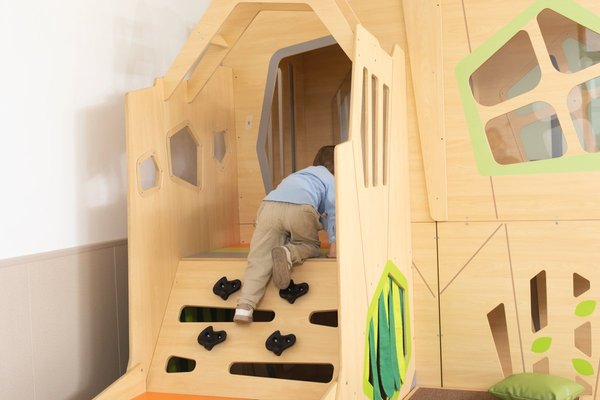 Motricité - Structure et panneaux D'activités - Maison de jeu – 5 pièces en angle