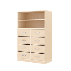Mobilier - Meuble de rangement scolaire - Armoire de rangement 8 casiers - Elio