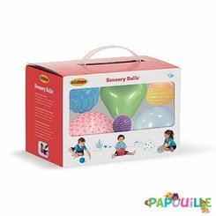 Motricité - Eveil Sensoriels et Tactiles - 9 balles sensorielles