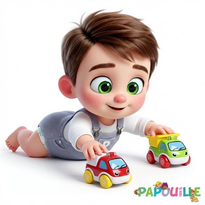 Jouets - Garages, Voitures et Circuits pour Enfant - Lot de 4 mini véhicules