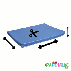 Change - Matelas à Langer - Matelas plat ep 4cm sur mesure tahiti