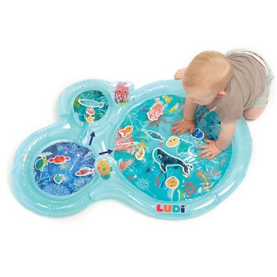 Jouets - Tapis et Jeux d'Éveil, Portiques d'Activité - Tapis d'eveil aquatique Bleu