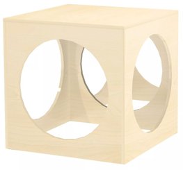Mobilier - Cabane enfant - Espace de jeux- Cube Miroir avec 2 miroirs