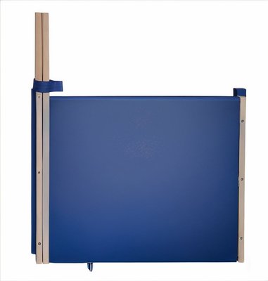 Mobilier - Barrière de séparation & Cloison crèche - Portillon de séparation en bois collectivité bleu - sur mesure 