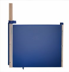 Mobilier - Barrière de séparation & Cloison crèche - Portillon de séparation en bois collectivité bleu - sur mesure 