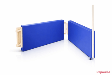 Mobilier - Barrière de séparation & Cloison crèche - Barrière de séparation rabattable au mur