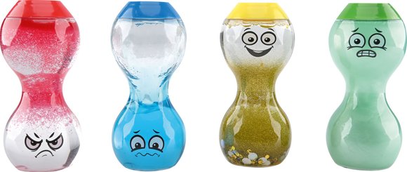 Motricité - Eveil Sensoriels et Tactiles - Bouteilles sensorielles - Lot de 4