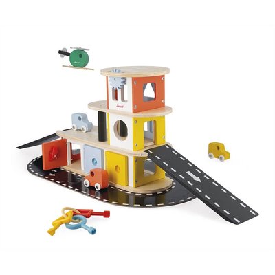 Jouets - Garages, Voitures et Circuits pour Enfant - Garage enfant bois