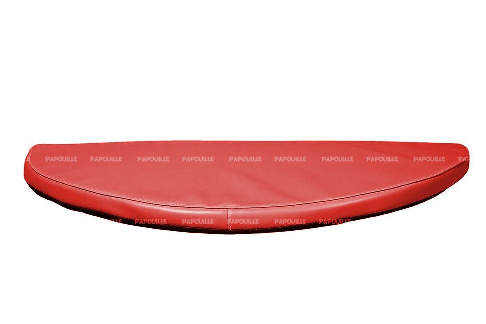 Tapis 1/2 rond en mousse pvc 80 x 40 x 3cm rouge