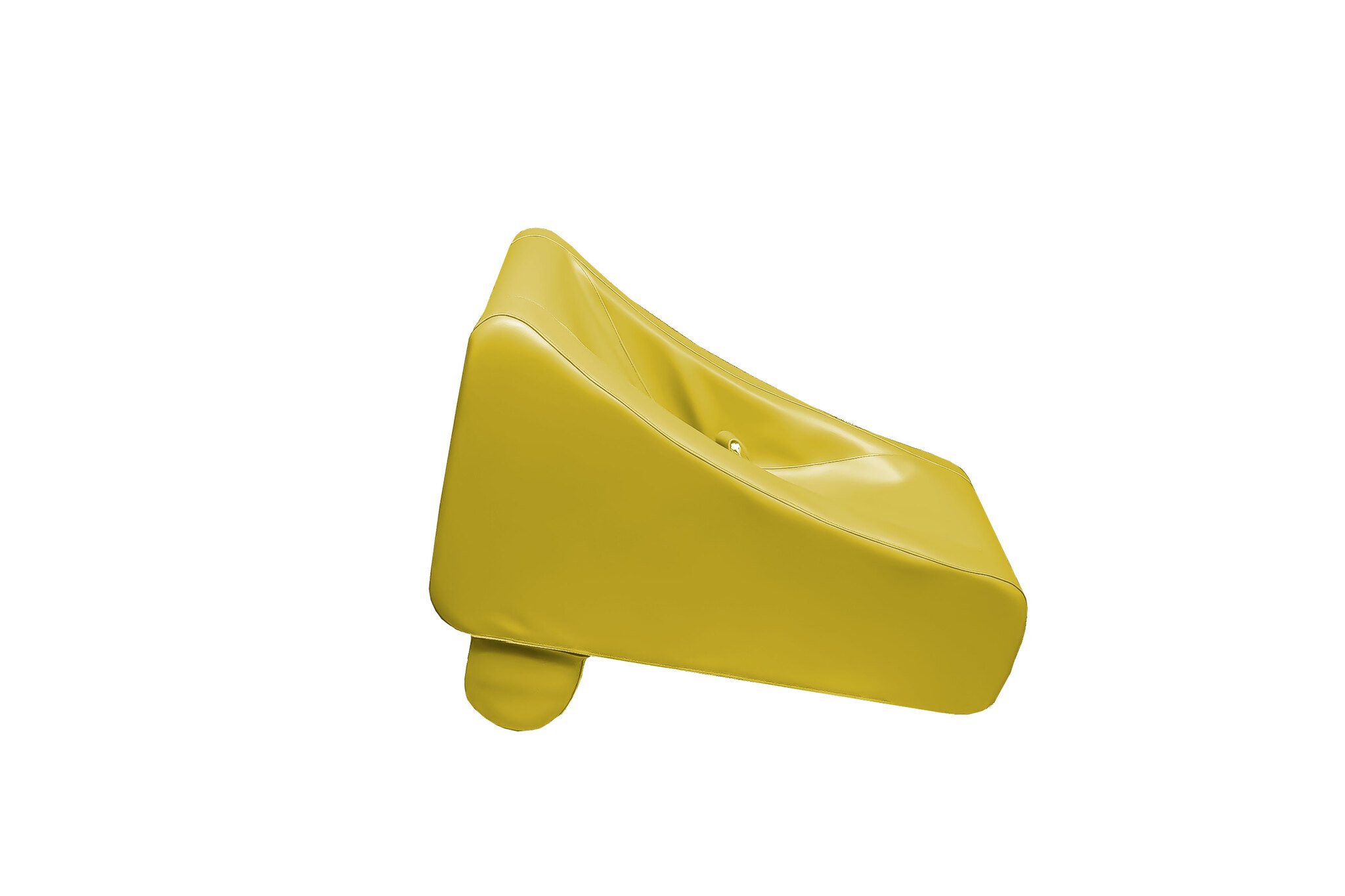 Transat sans armature en mousse pvc avec boudin jaune