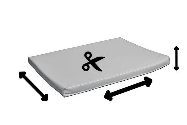 Motricité - Tapis de gym sur mesure - Tapis en mousse sur mesure épaisseur 2cm /m2 Gris