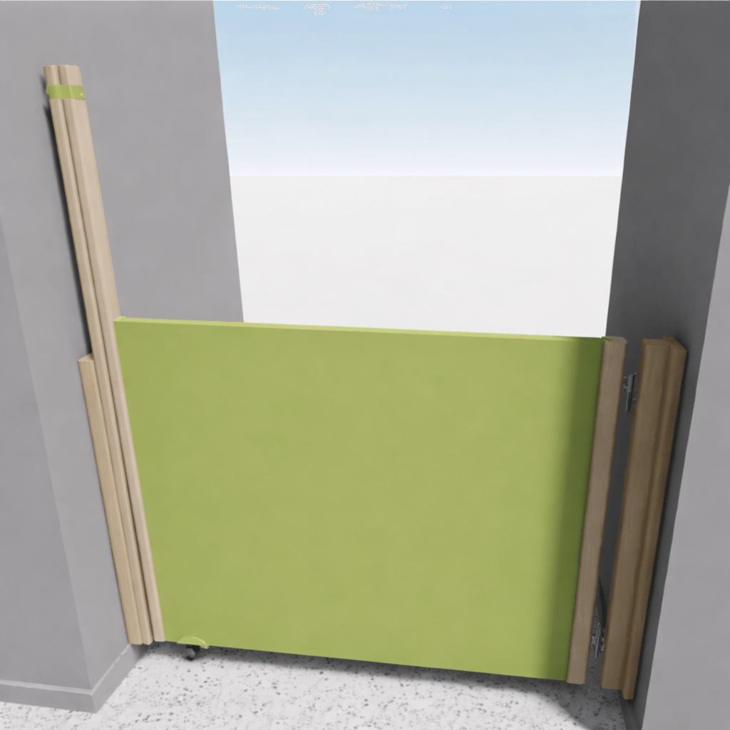 Portillon de séparation avec anti pince doits collectivité - sur mesure