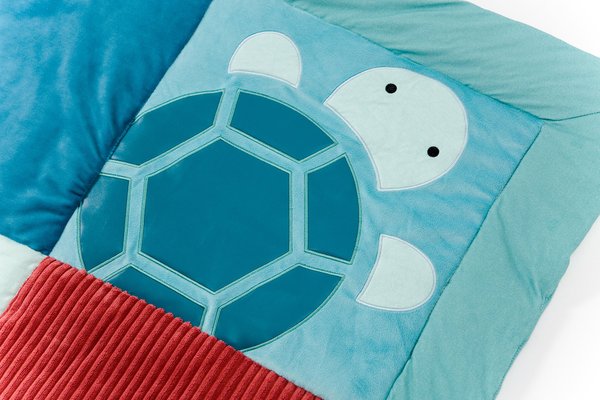 Jouets - Tapis et Jeux d'Éveil, Portiques d'Activité - Tapis d'éveil réversible 1 x 1 m pour deux ambiances différentes