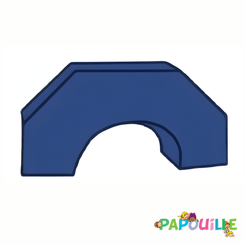 Motricité - Module de Motricité Enfant - Le petit pont en mousse BLEU