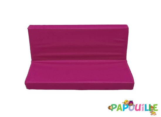Mobilier - Meuble en mousse et Pouf - Banquette ras de sol sans armature fuchsia