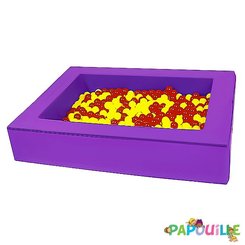 Motricité - Piscine à balles - Piscine à balles en mousse revêtement pvc little fuchsia