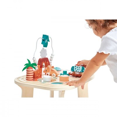 Jouets - Jouets à Empiler ou à Encastrer - Table d'activités dinosaure 