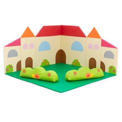 Mobilier - Espace bébé et rassemblement - Grand tapis mural le château