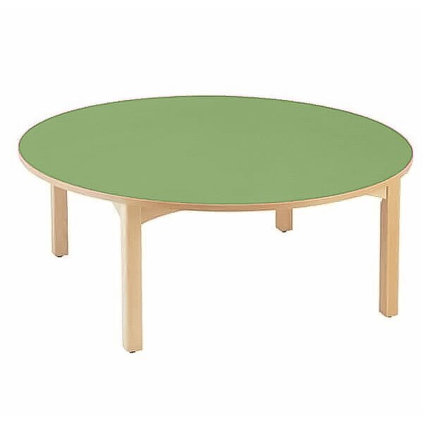 Table ronde 4 pieds t00 vert
