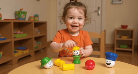 Jouets - Jouets à Empiler ou à Encastrer - Personnages à empiler