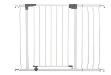 Médical et Prévention - Barrières de Sécurité Enfant - Barrière - Portillon avec rallonge  75 - 99 cm - Blanc