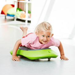 Motricité - Baby gym - Planche sur roulette enfant 6 mois et +