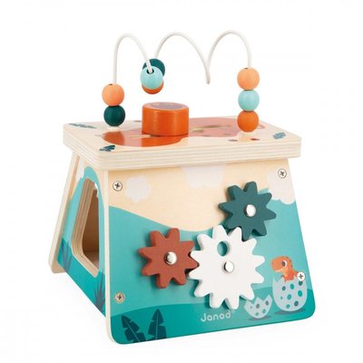 Jouets - Jouets à Empiler ou à Encastrer - Cube volcan d'activités