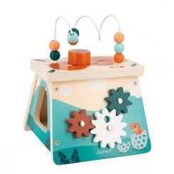Jouets - Jouets à Empiler ou à Encastrer - Cube volcan d'activités