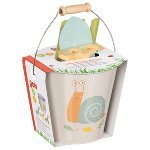 Jeux - Bac à Sable et Accessoires  - Seau avec outils de jardin, motif escargot