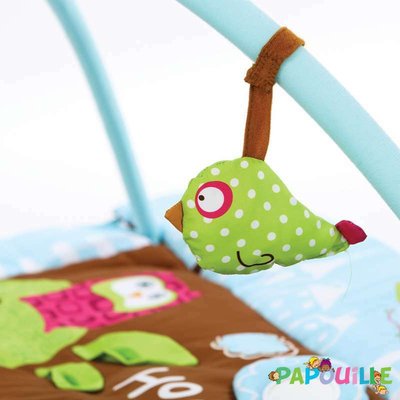 Jouets - Tapis et Jeux d'Éveil, Portiques d'Activité - Tapis d 'eveil avec arche de jeux chouette bleu