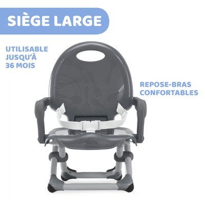 Puériculture - Chaise haute bébé et Siège Repas - Siège repas pliable
