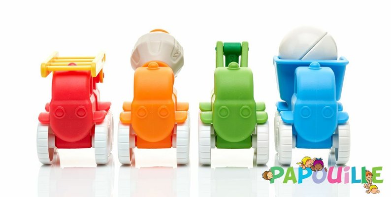 Jouets - Jeux de Construction - Mes premiers véhicules magnétiques