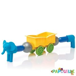 Jouets - Jeux de Construction - Mon 1 er train safari aimanté