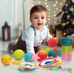 Jouets - Hochets et Jouets Sensoriels - Coffret d'éveil sensoriel