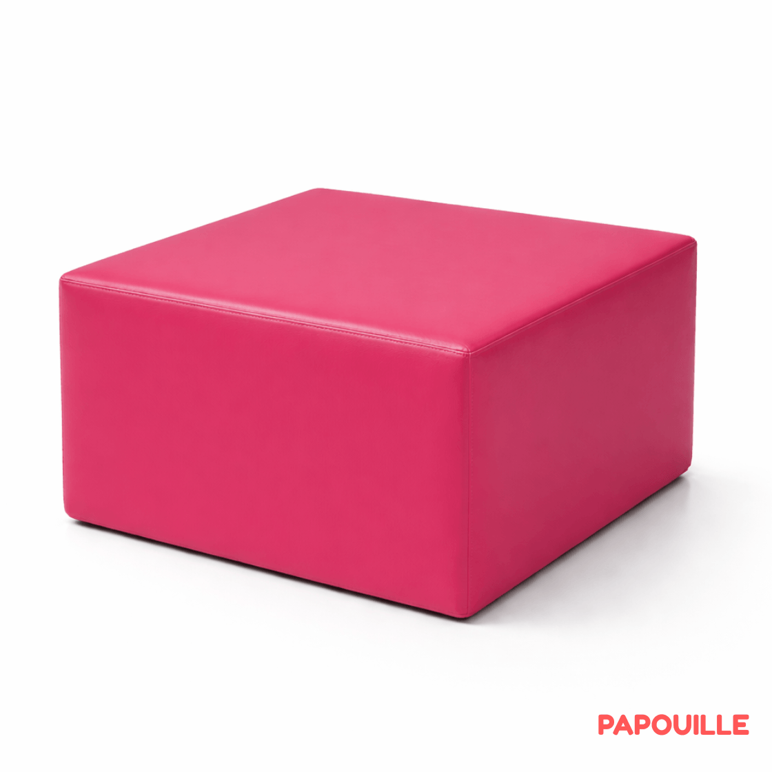 Module bloc carre en mousse pvc h.23cm fuchsia