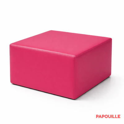 Motricité - Module de Motricité Bébé - Module bloc carre en mousse pvc h.23cm fuchsia