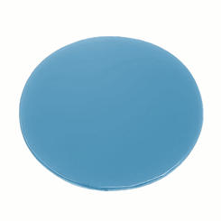 Motricité - Tapis de motricité bébé et enfant - Tapis rond en mousse pvc diam.130cm x ep.3cm - Ciel