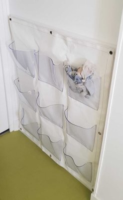 Mobilier - Accessoires pour meuble de rangement - Range doudou mural 9 pochettes