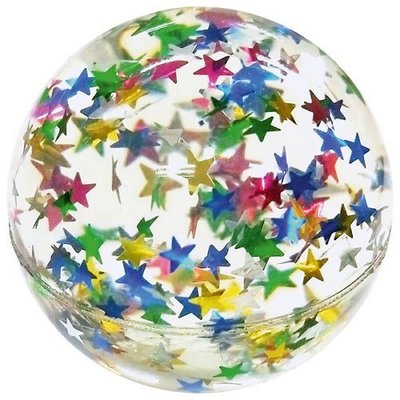 Jouets - Jouets à Pousser, à Tirer - Balles rebondissantes étoiles multi couleur
