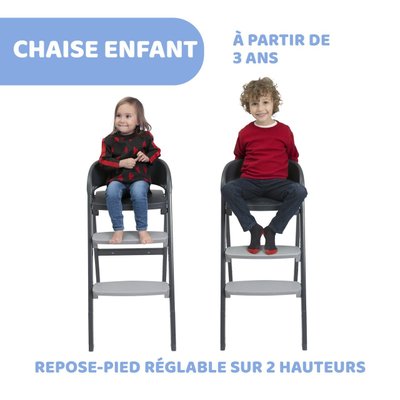 Puériculture - Chaise haute bébé et Siège Repas - Chaise haute Crescendo évolutive 