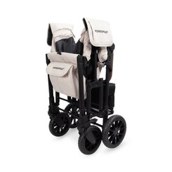 Puériculture - Poussette - Poussette wagon luxe pro 2 places Beige - 6mois +