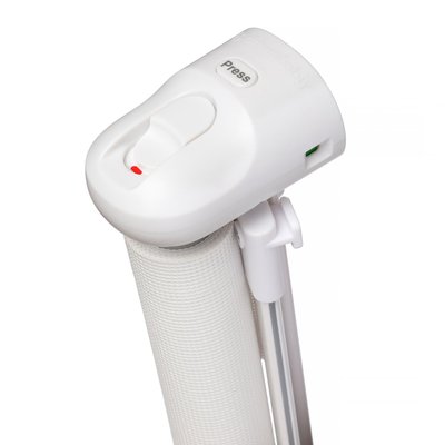 Médical et Prévention - Barrières de Sécurité Enfant - Barrière rétractable jusqu'à 140 cm - Blanche 