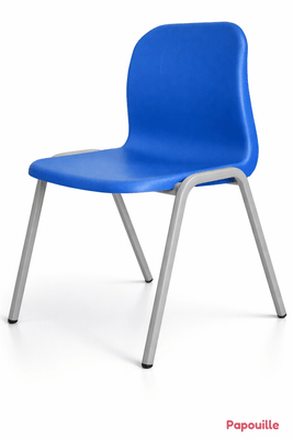 Mobilier - Chaise & fauteuil pour crèche - Chaise empilable clara t2 bleu